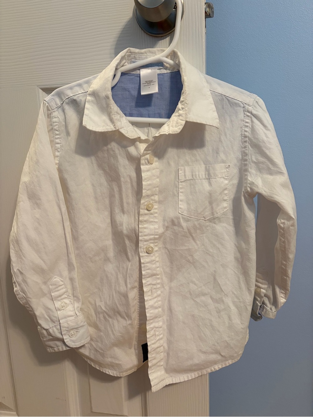Janie and Jack White Long-Sleeve Button-Down Shirt